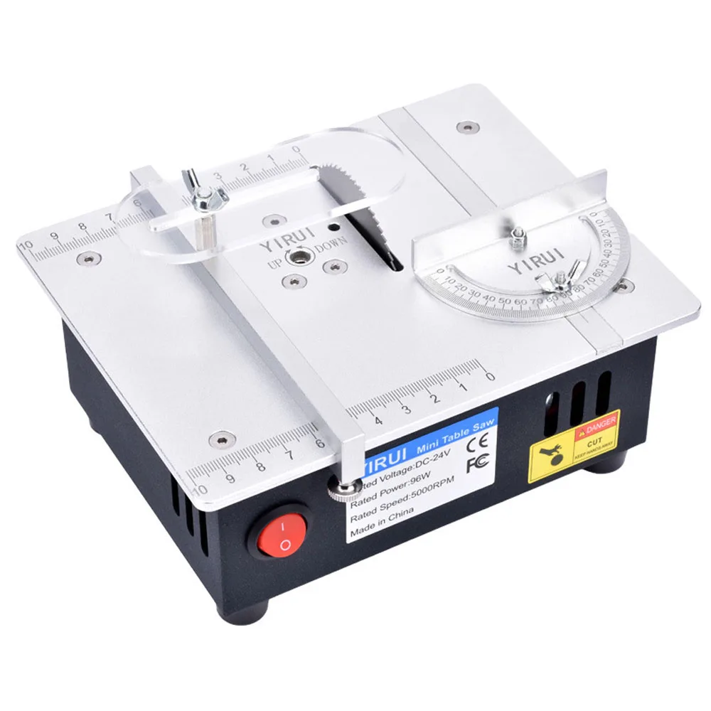 US $39.99 Mini Multifunctional TableSaw Electric Desktop Saws Small Household DIY Cutting Tool Woodworking Lathe Machine