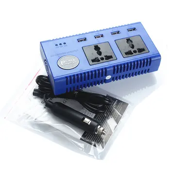 

Portable Car Auto Power Inverter Converter 4 Port USB Charger Smart Power Strip Inverter with LED Display