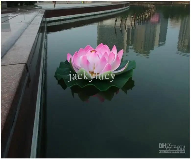  29 CM Diameter Big Size Artificial Simulation Lotus Flower for Wedding Decoration Home Decor Pink Red Purple Orange White 