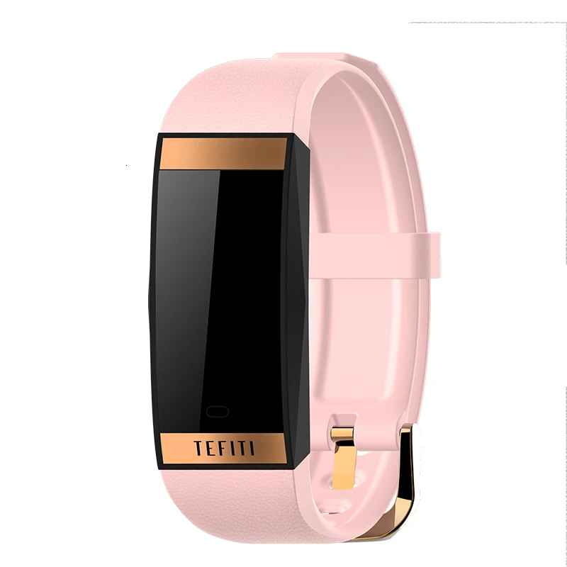 JellyComb, Bluetooth, Смарт часы, спортивные, светодиодный, цифровые, для женщин, наручные часы, пульсометр, кровяное давление, монитор сна для Android IOS - Цвет: Girl Powder