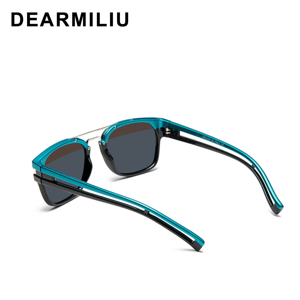 DEARMILIU, новинка, унисекс, двухцветные солнцезащитные очки, UV400, высокое качество, для рыбалки, вождения, солнцезащитные очки, спортивные, gafas de sol, роскошный бренд