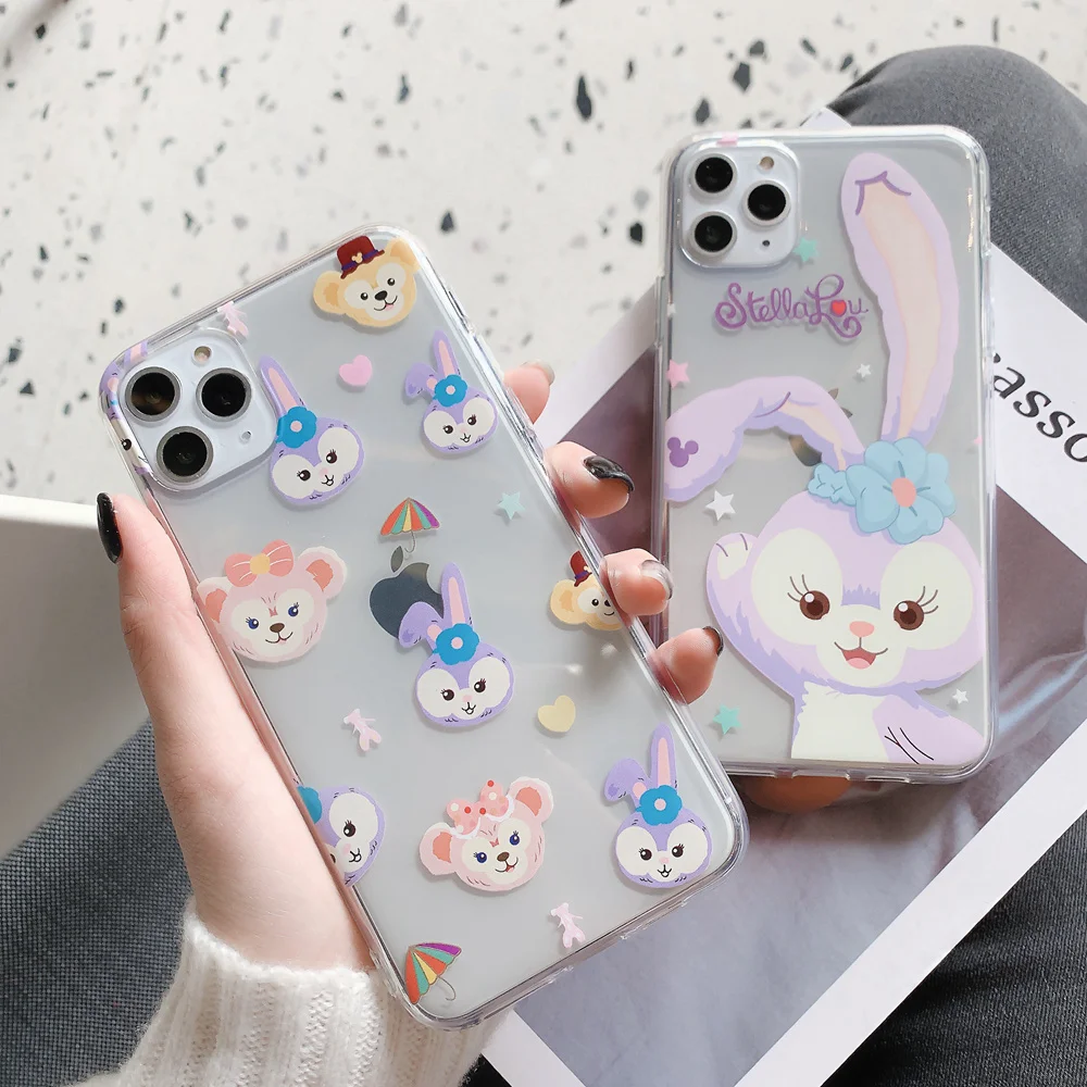 Мягкий прозрачный чехол для iPhone X Xs Max XR StellaLou Bugs Bunny Rabbit мультяшный 11 Pro 7 8 Plus SE 2020 SE2 |