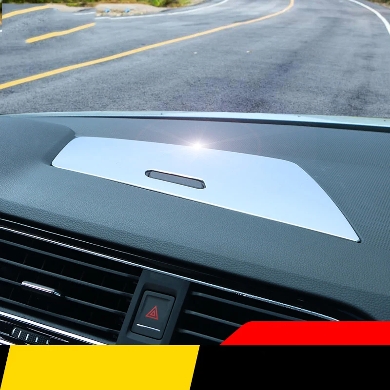 

Lsrtw2017 for Volkswagen Vw Tiguan Car Dashboard Storage Panel Trims Interior Accessories Chrome 2017 2018 2019 2020