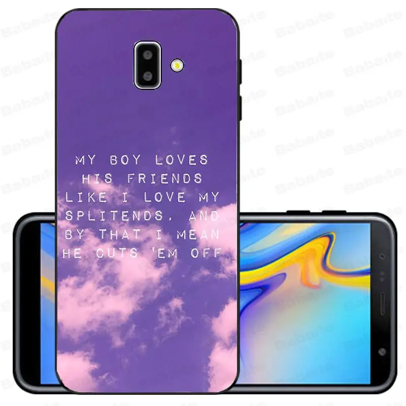 A15 Song Lyrics Billie Eilish Эстетическая Оболочка Чехол для телефона samsung Galaxy j6 plus A6 A8 A9 A10 A30 A50 мобильные телефоны - Цвет: A15