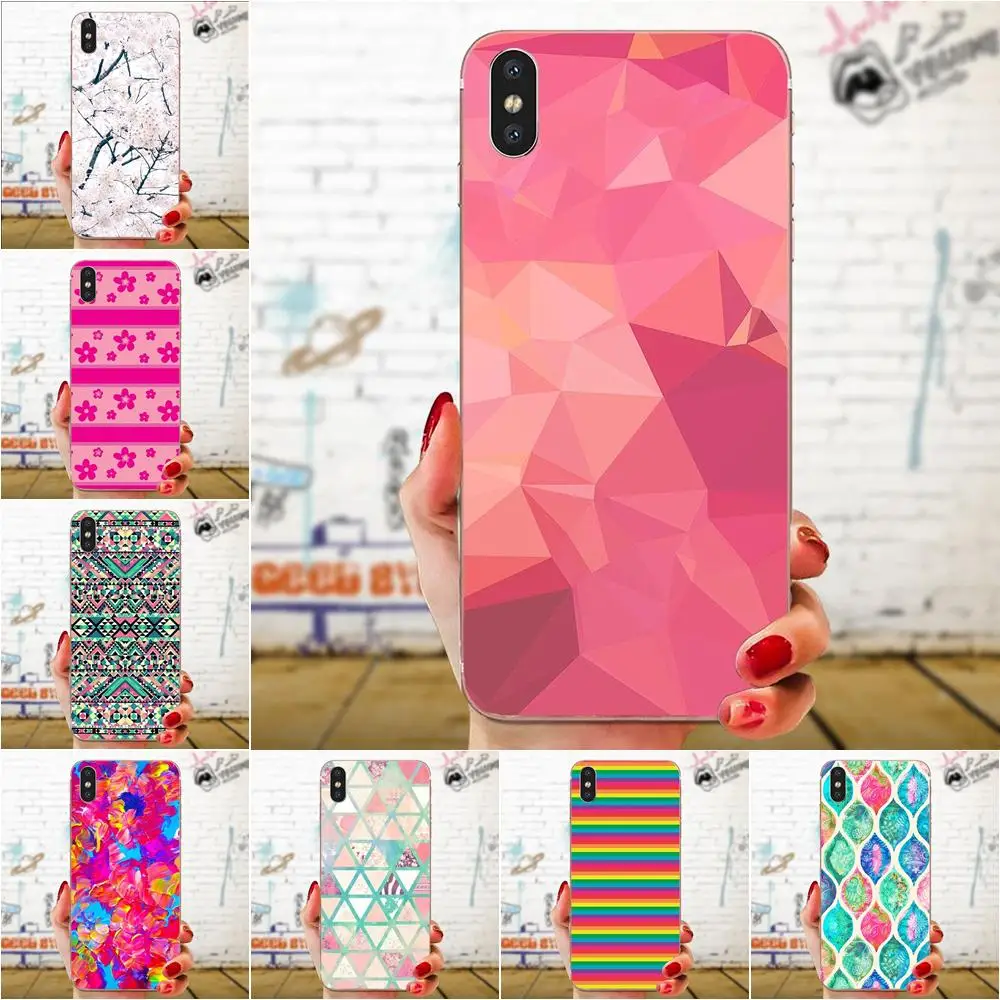 Ультратонкий чехол для телефона с мультяшным рисунком розовый huawei Honor mate 7 7A 8 9 10 20