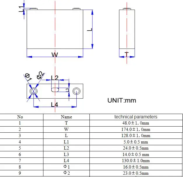 3,2 v 86Ah 275Wh перезаряжаемая батарея Lifepo4 с разъемом для эв для хранения энергии Солнечный уличный светильник электромобиль