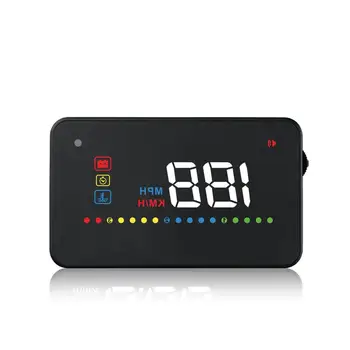 

HUD Speedometer Automobiles Car Head Up Display GPS Satellites Compass Digital Speedometer With Alarm Windshield Projector A200