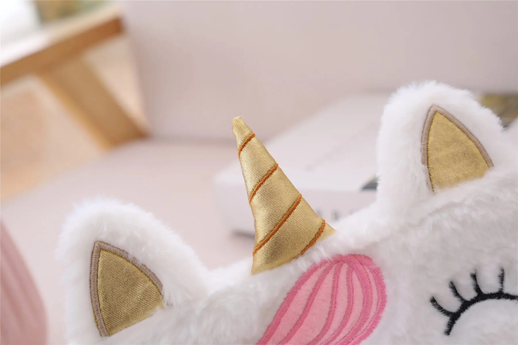 Creative Kawaii Unicorn Plush Coin Purse Soft Cartoon Animal Pencil Case Lovely Unicornio Gift Bag for Girls Kids Children