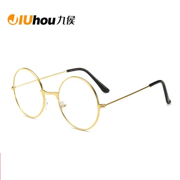 

Retro Round Anti glare Glasses Frame Anti Blue Light Glasses Women Round Transparent Lens Fake Glasses Eye Protection