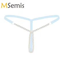 Женское нижнее белье, жемчужное бикини, трусики, массажные стринги, трусики-стринги, открытая промежность, нижнее белье, сексуальные трусики с вырезами для секса