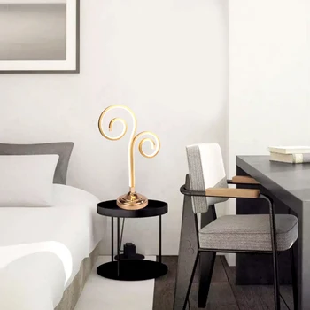 

Eu Plug ,Led Table Lamp Eye Protection Bedside Table Bedroom Table Lamp Table Lamp Office Study Bedroom Light