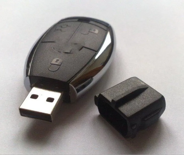 Автомобильный ключ Mercedes Benz, USB флешка, 32 ГБ, 16 ГБ, 8 ГБ, флешка, карта памяти, USB 2,0, автомобильный логотип, флешка, 128 ГБ, 256 ГБ, USB флеш-накопитель, 64 ГБ