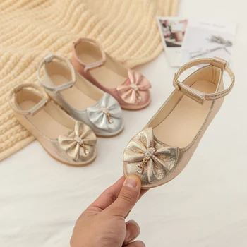 

Children Flats New Arrival Tassel Decorative Princess Party Performance Shoes Big Student girl Shoes for Kids New*