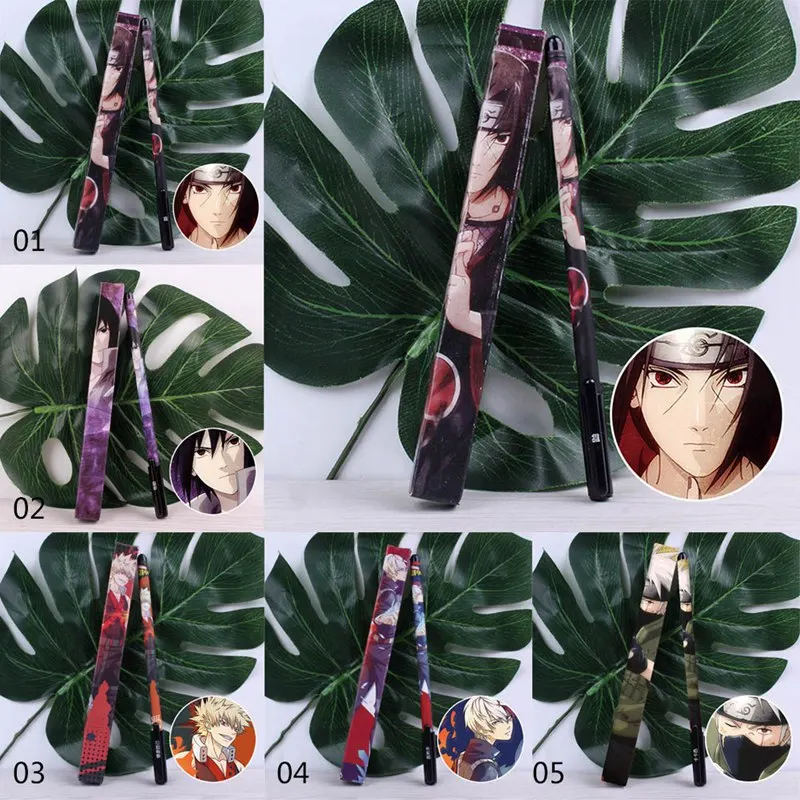 

1Pcs Japanese Anime NARUTO Anime Gel Pen My Hero Academia Student Writing Signing Pen With Gift Box Stationery Gifts for Friends