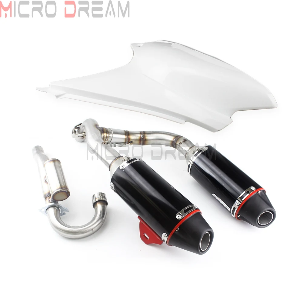Motorcycle Exhaust Muffler Pipe System Set For Honda CRF150F CRF230F 2003-2016 CRF 230F 150F Dirt Bike Exhaust Silencer Pipes Motorcycle Exhaust Muffler Pipe System Set For Honda CRF150F CRF230F 2003-2016 CRF 230F 150F Dirt Bike Exhaust Silencer Pipes