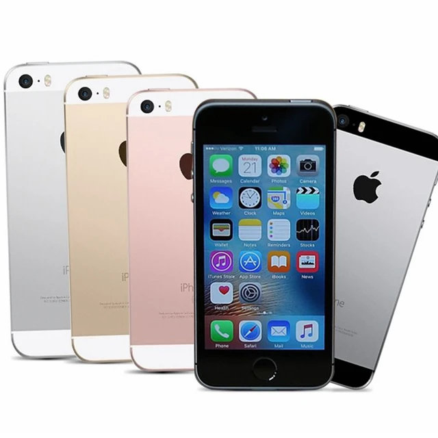 Dual Core Apple Iphone Se A1662 A1723 16gb 32gb 64gb Rom 2gb Ram Sblocca Cellulare Usato Cellphones Aliexpress