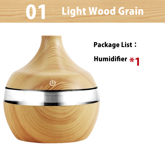 Air Humidifier Essential Oil Diffuser Aroma Ultrasonic Wood Grain USB LED Mini Mist Maker Home Smell for Xiaomi
