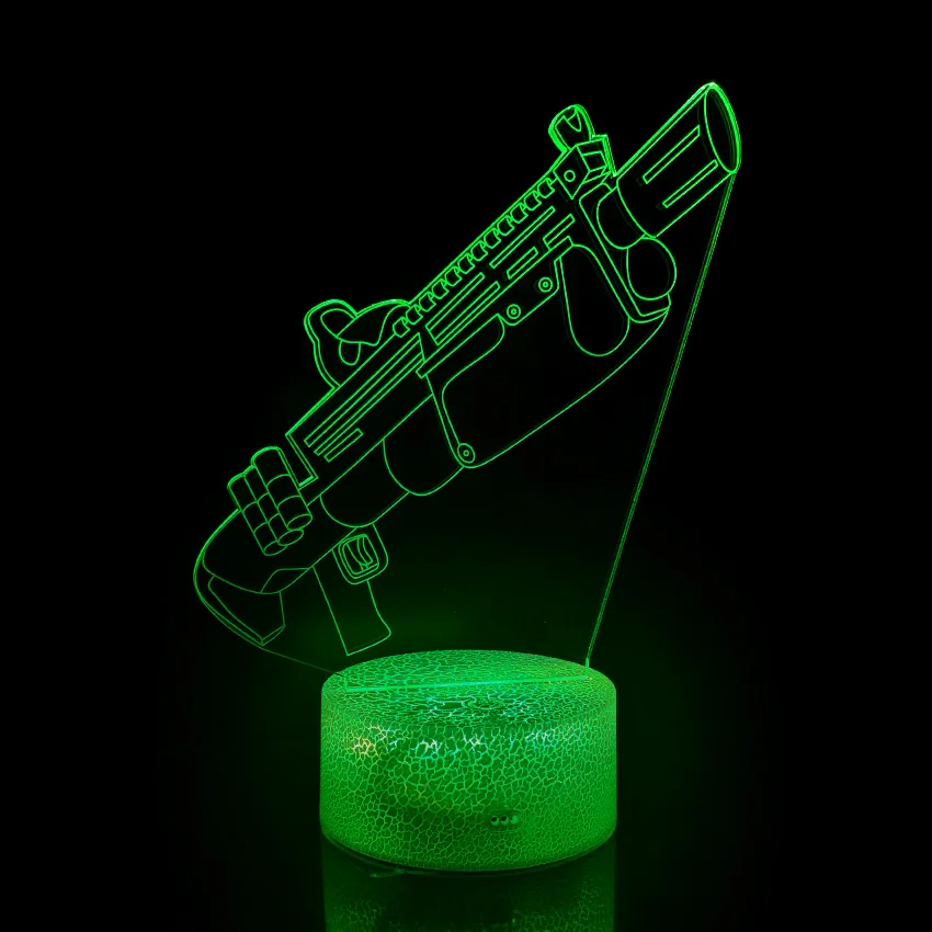 Children Sleep Light Projection Lamp Kids Bedroom Night LED Lights Battle Royale Action Figure Christmas Gifts Toys