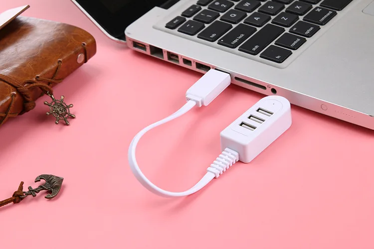 Высокоскоростной 3 порта USB 2,0 концентратор удлинитель разветвитель для ноутбука ПК Компьютерное зарядное устройство Прямая поставка