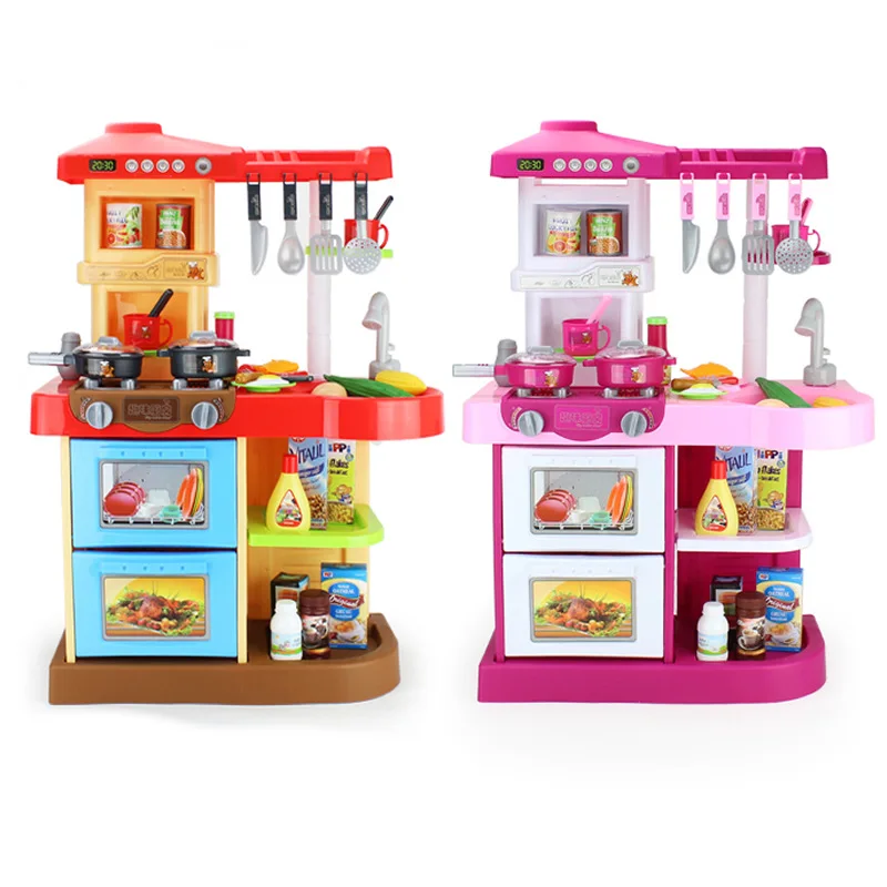 

North America Children Kitchen Toy Set Model Kitchenware Cooking Girls GIRL'S Cook Play House Baby 3-6-Year-Old 7