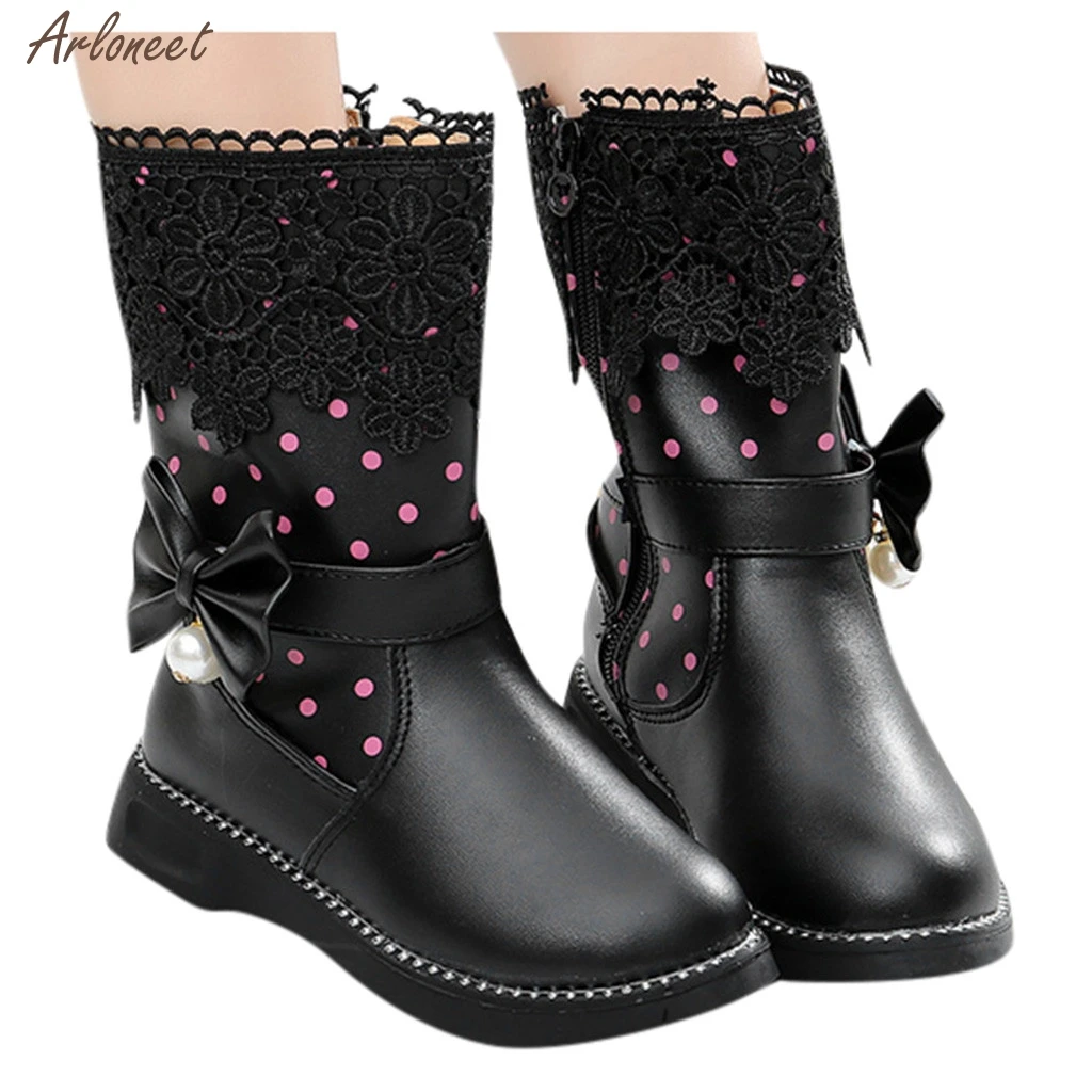 Toddler Infant Kids Baby Girls Butterfly Knot Princess Shoes Boots Baby Non-slip Toddler Shoes NEW Fashion Casual