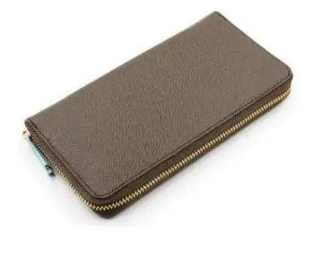 

2020 new fashion real leather wallet zippy wallet with dust bag and box free shipping