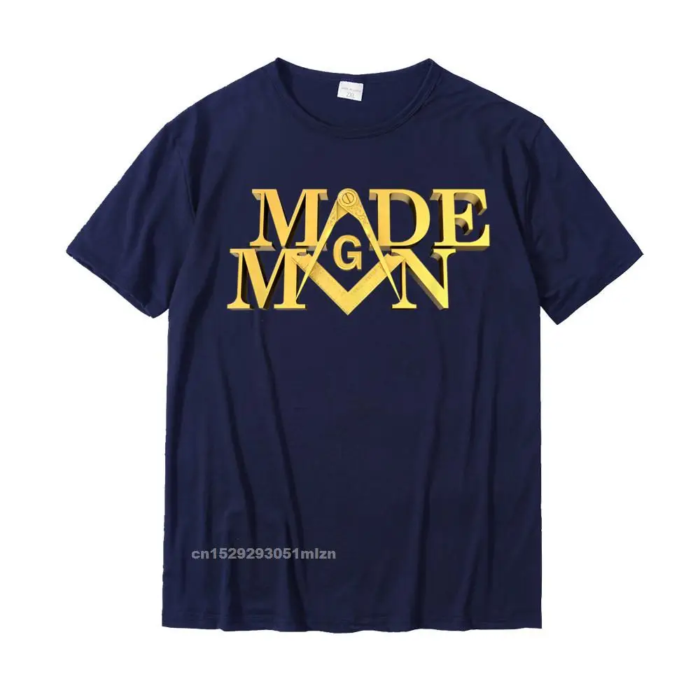 Crazy Tees New Arrival Short Sleeve Men T Shirt TpicOriginaltitle Printed On Summer Fall Clothing Shirt O-Neck Masonic Made Man Square And Compass Freemason T-Shirt__3144 navy