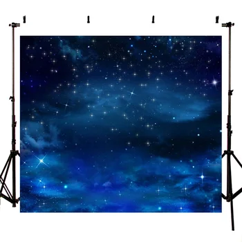 

Photo studio starry sky photography background friends party entertainment HD custom polyester vinyl photo backdrop