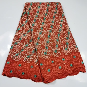 

african cotton lace fabric 2020 high quality lace 100%cotton dubai fabric swiss voile lace in switzerland african brocade 5yards