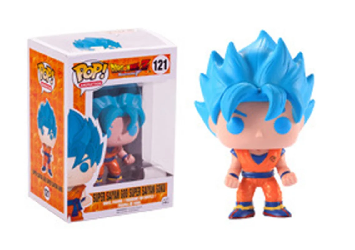 Funko pop music Оригинальная виниловая аниме Dragon Ball Z Super Saiyan Коллекционная модель детских игрушек бутик