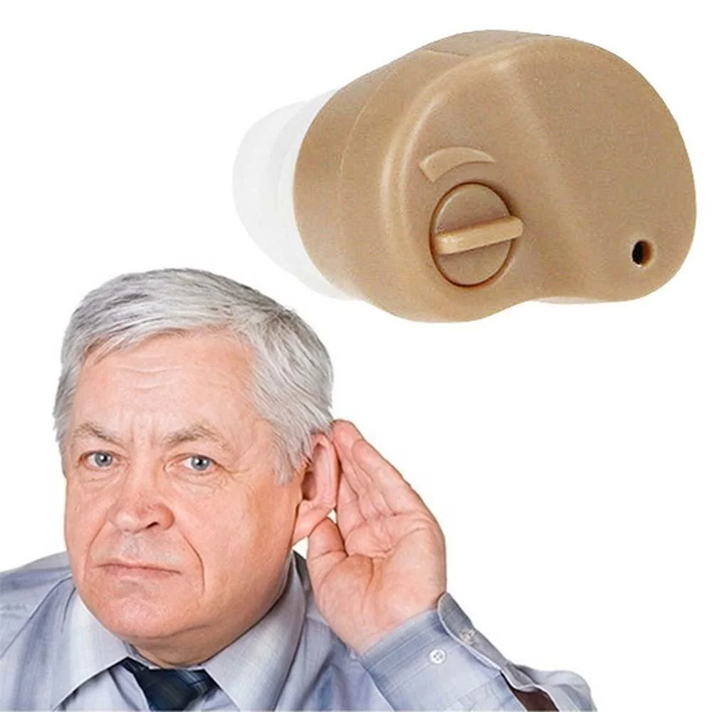 Mini Invisible Hearing Aid for deafness  Hearing Aids for the elderly In Ear Digital Sound Amplifier earphones skin