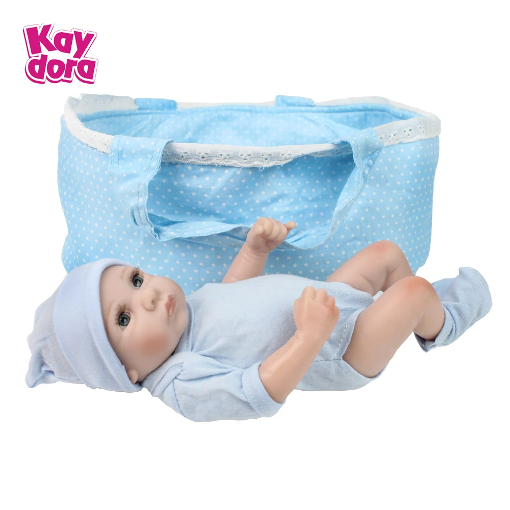 Полностью силиконовые куклы Reborn Boneca, 11 дюймов, 28 см, детские мини-игрушки для ванной, реалистичные куклы для младенцев, Bebe Menina, живой мальчик, подарок на день рождения - Цвет: Boy