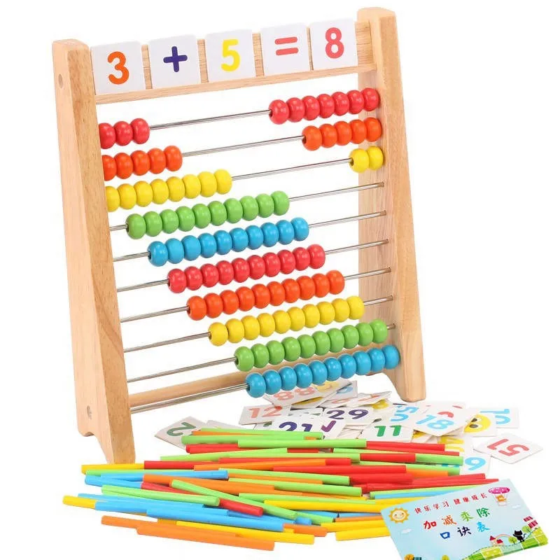 Number Counting Calculating Bead Child Educational Toy Math Teaching Tool Abacus 