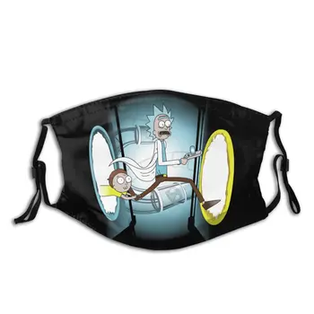 

Face Mouth Mask With Filters Rick And Morty Summer Breathable Anti Bacterial Haze Respirator