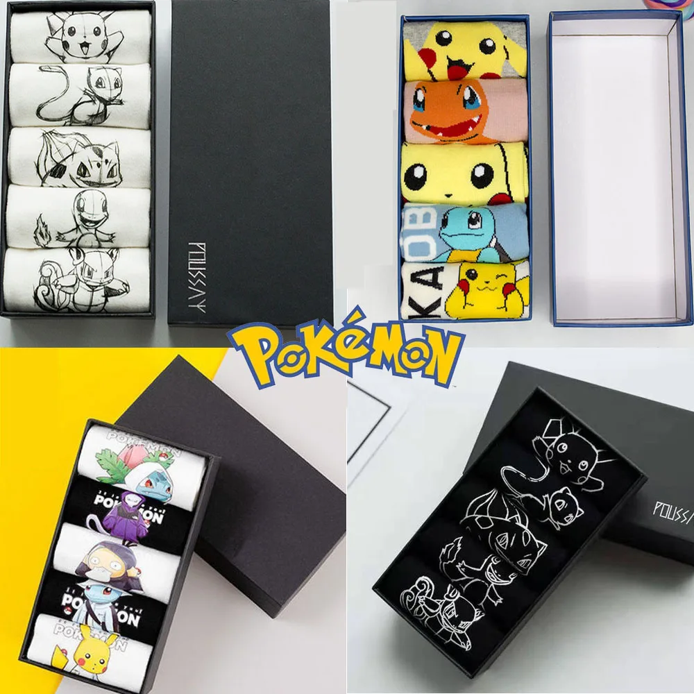 Calzini Pokémon Ufficiali - Pacco Da 5 Paia Per Bambini | Cotone Misto Taglia Unica 30-39 - Foto 7