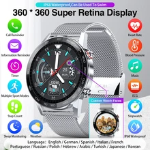 

NEW DIY watchfaces Smart Watch 360*360 HD IPS screen Smartwatch ECG IP68 Fitness Tracker expert sport Smart watch for men women