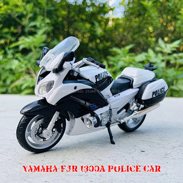 Maisto 1:18 BMW R1200 RT Portugal Police motorcycle series original authorized simulation alloy motorcycle model toy car YAMAHA FJR1300A