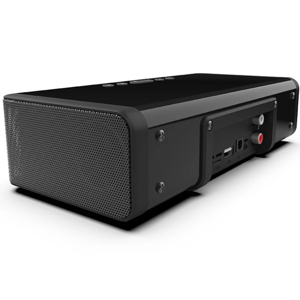 Пластиковый стерео цифровой динамик Bluetooth будильник кинотеатр Беспроводная зарядка домашний аудио FM радио 10 Вт Светодиодный дисплей Портативный