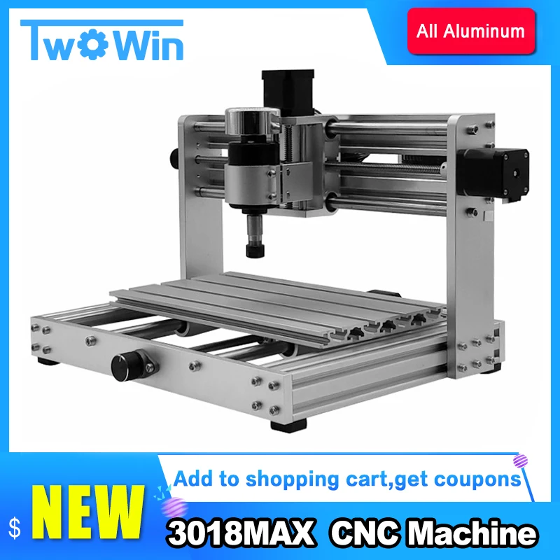 

CNC 3018 MAX METAL GRBL control Diy CNC machine,3 Axis pcb Milling machine,Wood Router support laser engraving