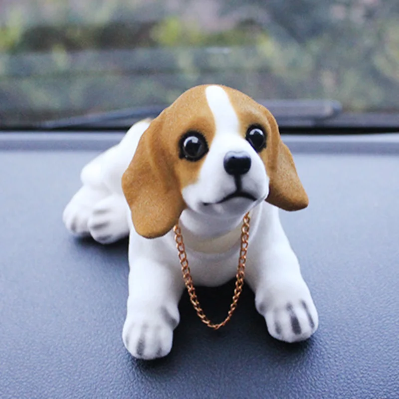 Beagles Lucky Dog качающаяся голова игрушка автомобиль домашний офис орнамент