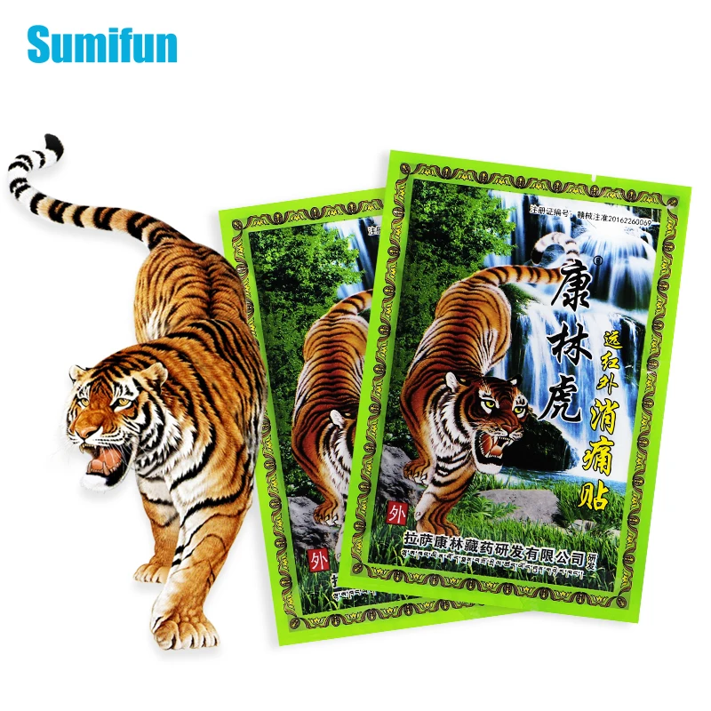 Tiger Balm Arthritis Pain Patches Back Neck Muscle Sprain Medical Plaster Joints Painkiller Herbal Sticker 16pcs Health Care pain relief patch
