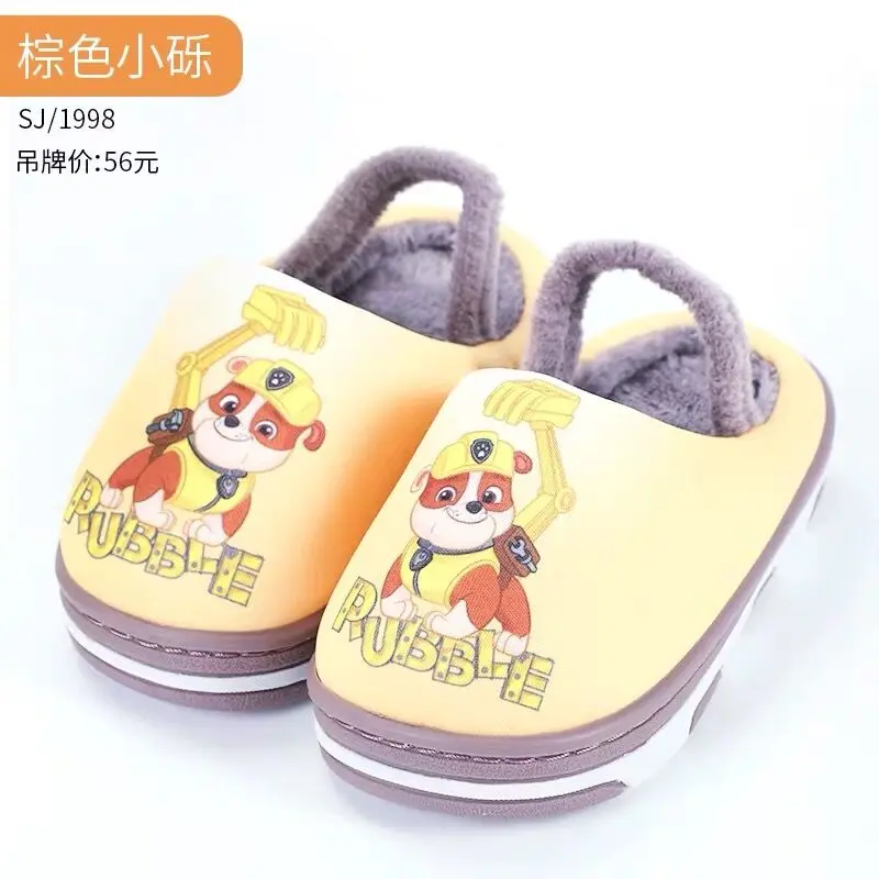 Лидер продаж; Paw Patrol chase marshall rocky Everest kye zuma; зимняя обувь; детские тапочки игрушки; подарок на день рождения - Цвет: 08
