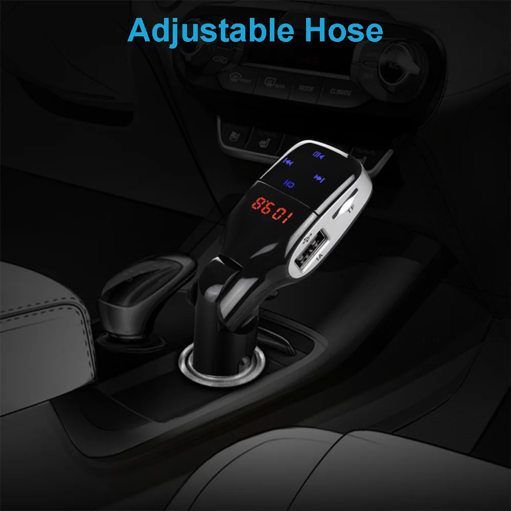 Автомобильный FM трансмиттер Konrisa модулятор Aux Выход Bluetooth музыкальный плеер