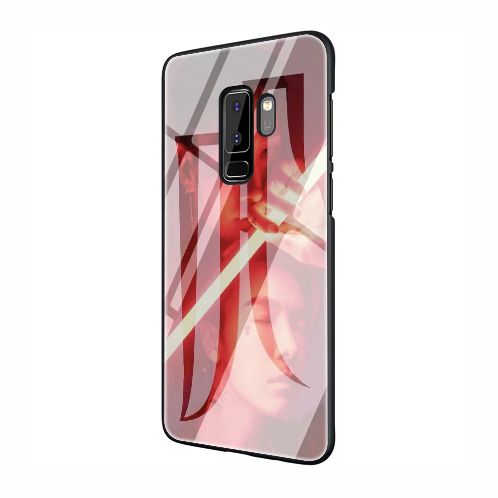 G9 Super Junior в Корейском стиле Kpop закаленное Стекло чехол для телефона чехол для samsung Galaxy S7 край S8 Note 8, 9, 10, плюс A10 20 30 40 50 60 70 - Цвет: G9