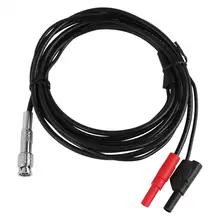 Hantek osciloscópio sondas cabo de teste automático ht30a bnc para banana adaptador dupla banana cabeça multiuso linha teste 1008c 6074be 2d72