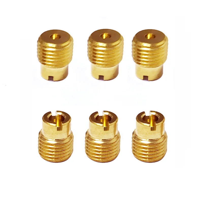 Карбюратор для мотоцикла, 6 шт./компл., медленная струя воздуха, основная струя для Kawasaki Keihin FCR CVK основной WH100T SCR-100CC KZ750N KZ440A/B/D/G