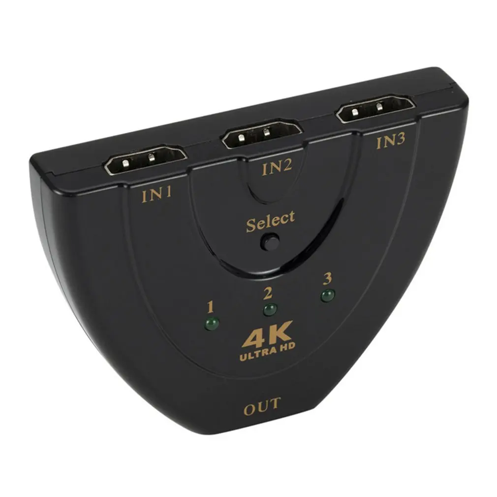 HDMI Автоматический коммутатор 4K* 2K мини HDMI разветвитель 3 в 1 выход порт концентратор для DVD HDTV Xbox PS3 PS4 1080P переключатель