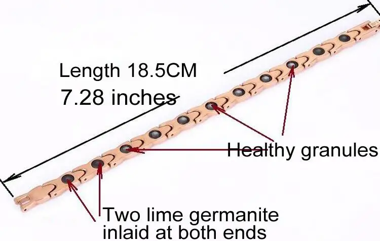Браслет из нержавеющей стали в форме буквы power energy health bracelet3 в 1 Магнитный Германий здоровый браслет со стразами для женщин