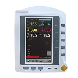 CMS6500 Touch Screen Patient Monitor ECG NIBP SPO2 RESP TEM PR 6 Parameters Portable Hospital Medical Device Vital Signs Monitor