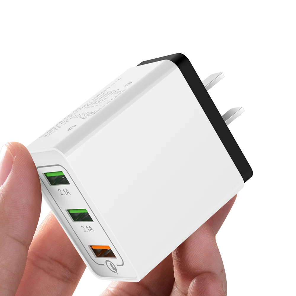 QC3.0 USB зарядное устройство 5 В 2.4A Быстрая зарядка 3,0 Быстрая зарядка USB дорожное настенное зарядное устройство для iPhone samsung Xiaomi зарядное устройство для мобильного телефона
